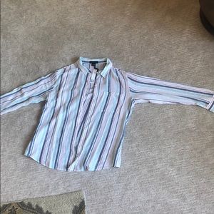 Striped Button Up Shirt fro Sanctuary